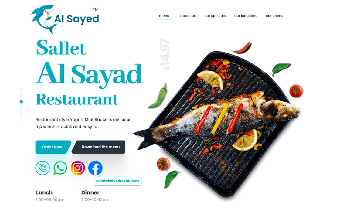 Sallet Al Sayed Restaurant - Home page